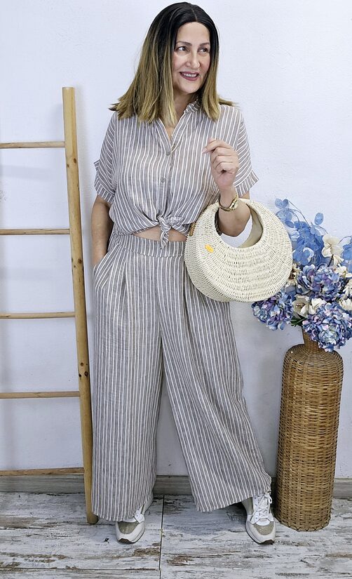 NOVEDAD CONJUNTO LINO Frida beige