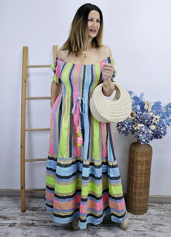REBAJAS. -50% Vestido largo fluor Damas