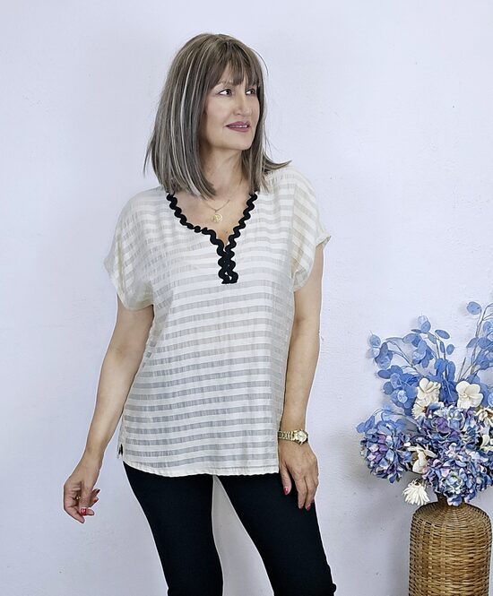 REBAJAS -25% BLUSA ondulada Dabria