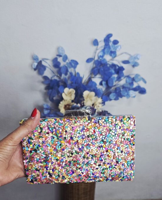 REBAJAS -25% Bolso fiesta Farben plata