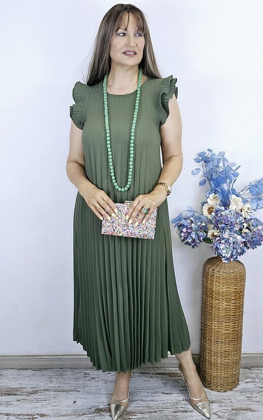 NOVEDAD VESTIDO PLISADO Francis (mas colores)