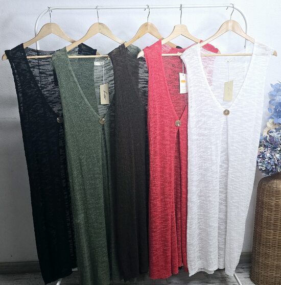 NOVEDAD CHALECO LARGO PUNT
