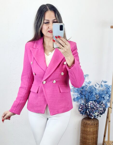 -20%  Blazer Rosa Fresa cruze Rustic lisa