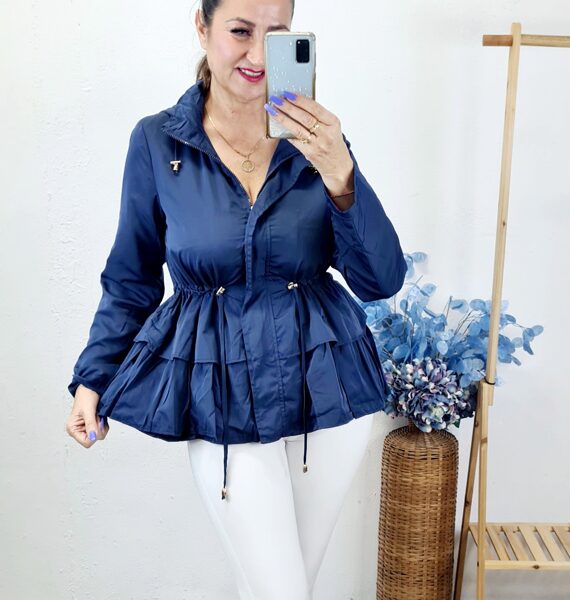 -20%   CHAQUETA VOLANTES AZUL MARINO