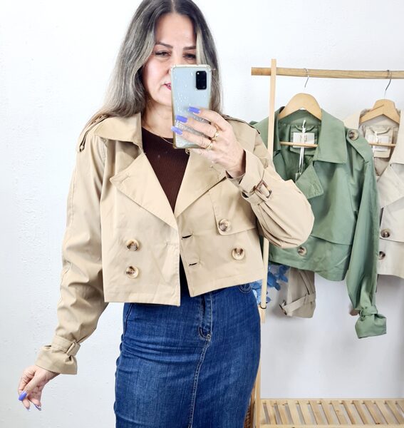 -20% GABARDINA CORTA DONA