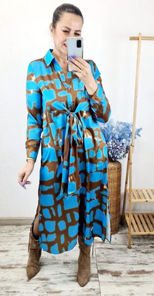 REBAJAS -50% Vestido midi Marea azul