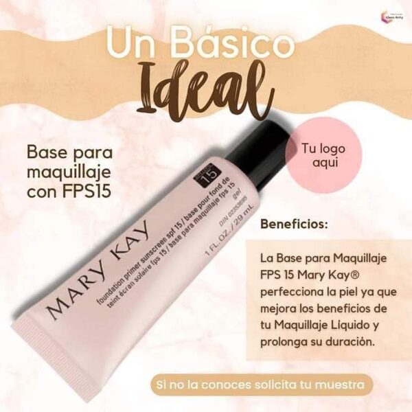 NOVEDAD Prebase de maquillaje FPS 