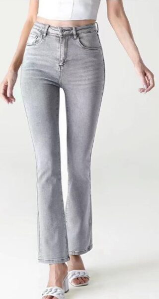  Pantalon Gris campana